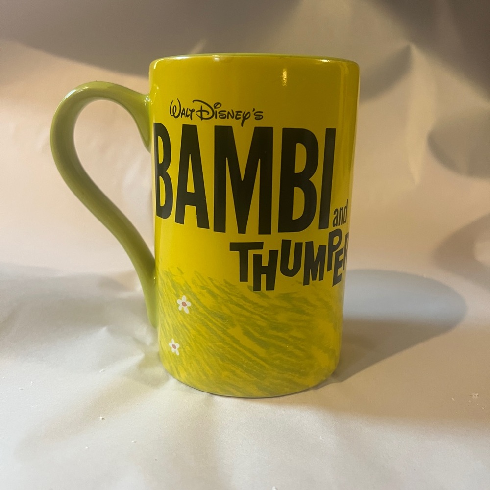 Disney Bambi Yellow and Green Mug